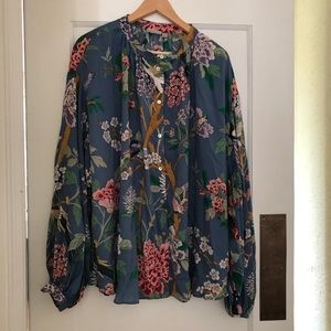 JP&J Baker for H&M Peasant Blouse.